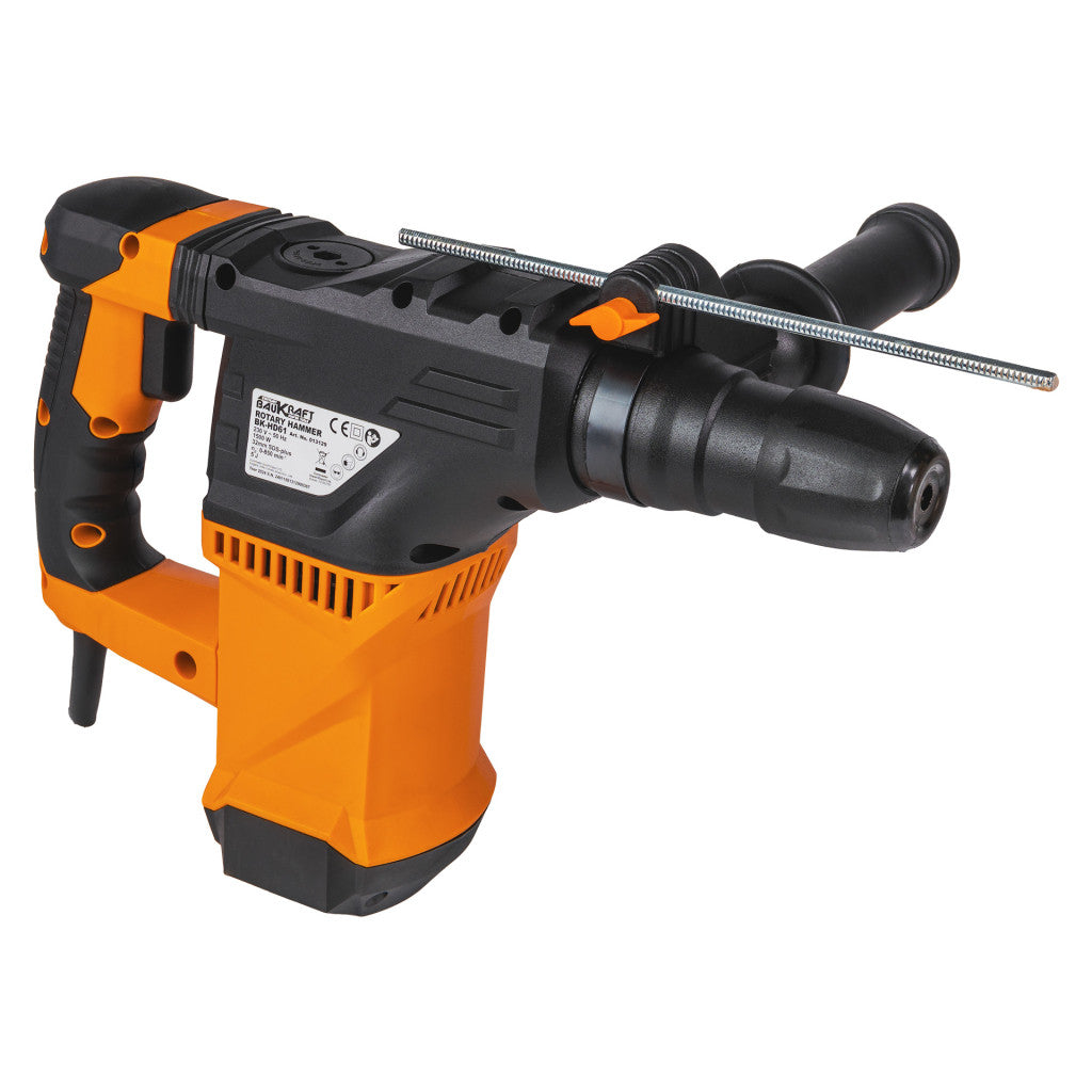 Перфоратор 1500W 4,8kg 32mm SDS-plus 5J BAUKRAFT BK-HD61 - снимка 2
