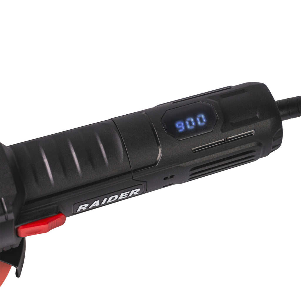 Ъглошлайф 125mm 900W LCD 2disc Red Case RDP-AG79 Black Ed. - снимка 2