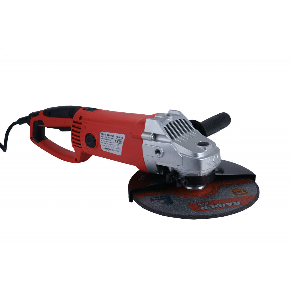 Ъглошлайф 230mm с въртяща ръкохватка 2350W RAIDER RD-AG38 - снимка 2