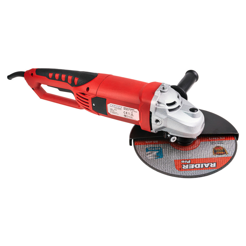Ъглошлайф 230mm 2000W с плавен старт RAIDER RD-AG77 - снимка 2