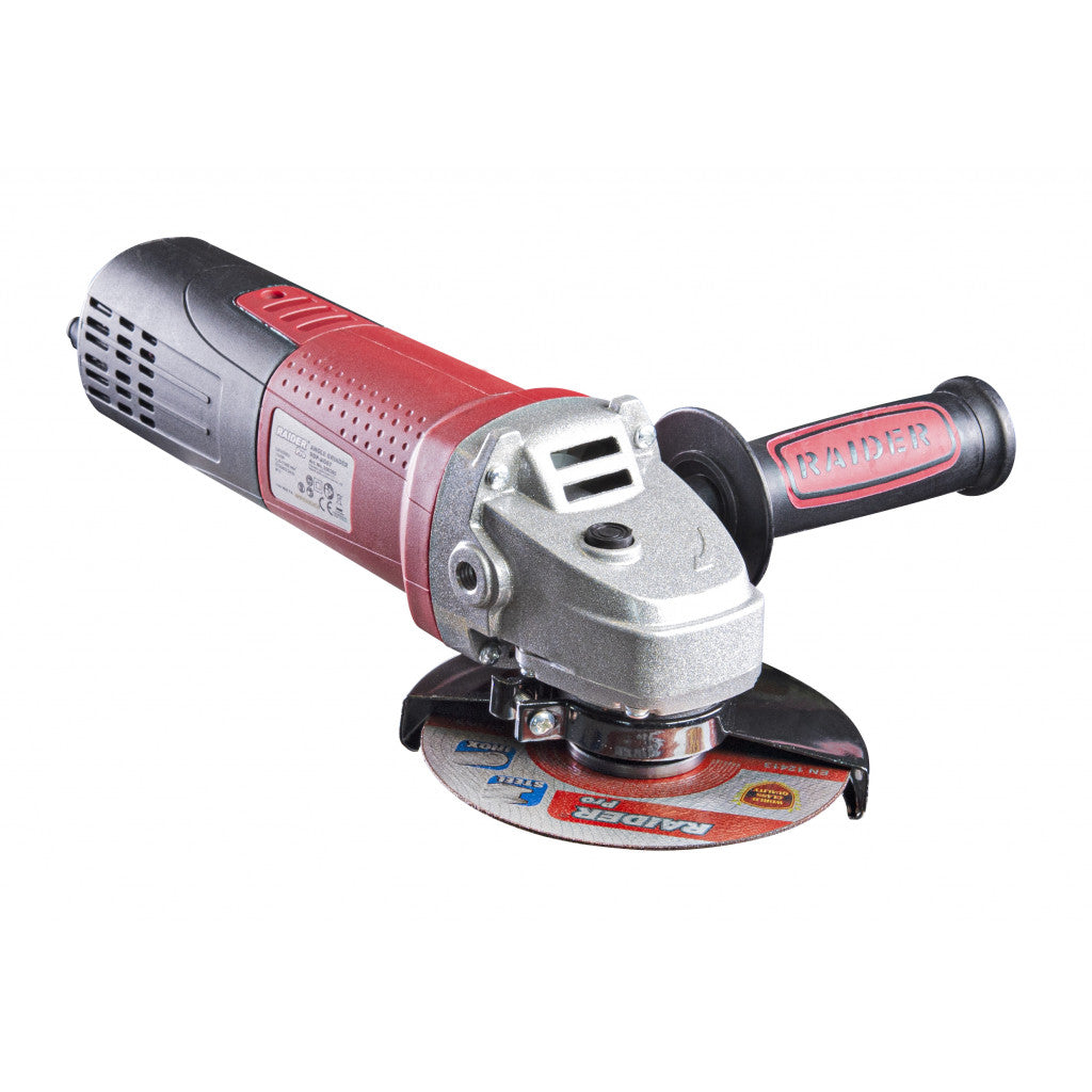 Ъглошлайф 125mm 1100W рег. обороти RAIDER PRO RDP-AG67 - снимка 2