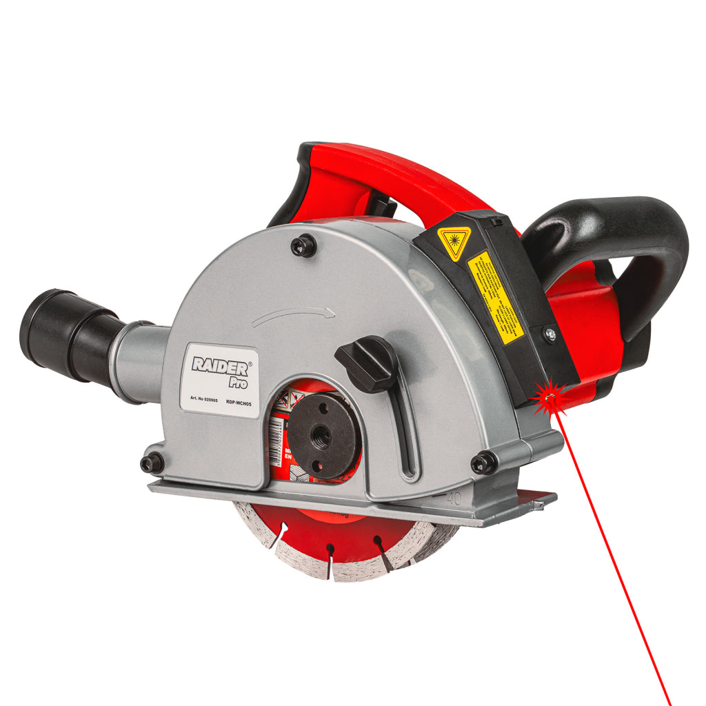 Фреза за канали 1.7kW 150mm 4cm 4диска лазер куфар RDP-WCH05 - снимка 2