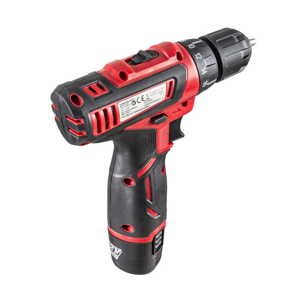 Бормашина акум. 12V 2-ск. 2x1.5Ah 1h RAIDER PRO RDP-CDL09T - снимка 2
