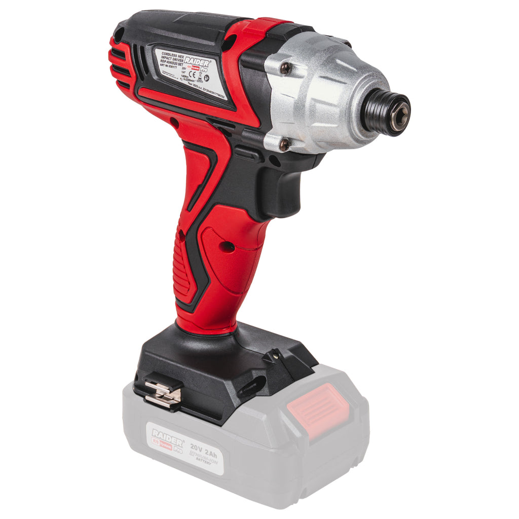 R20 Винтоверт ударен Hex 1/4" 140Nm Solo RAIDER PRO RDP-KHID20 - снимка 2