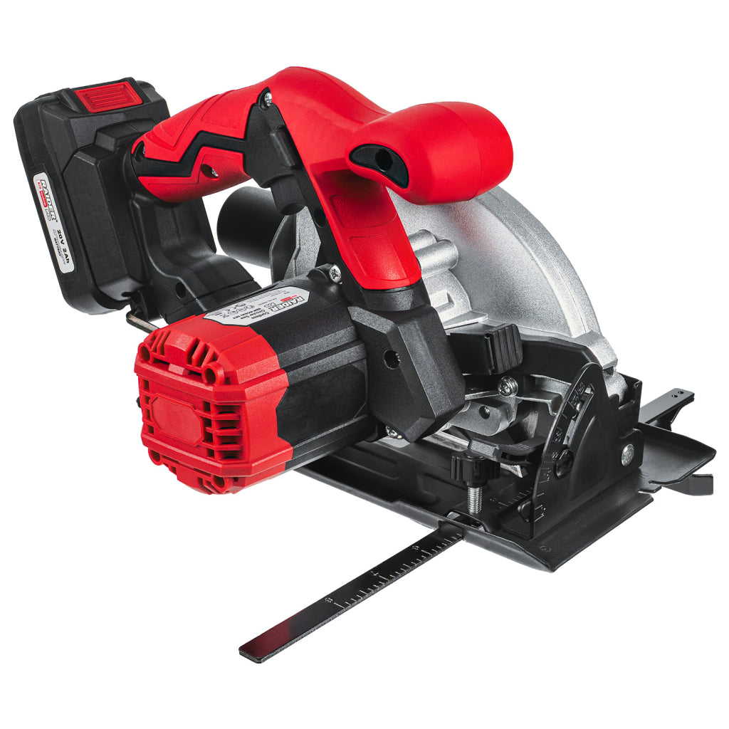 R20 Циркуляр Ø165x20mm LED 2Ah RAIDER PRO RDP-KCS20 - снимка 2