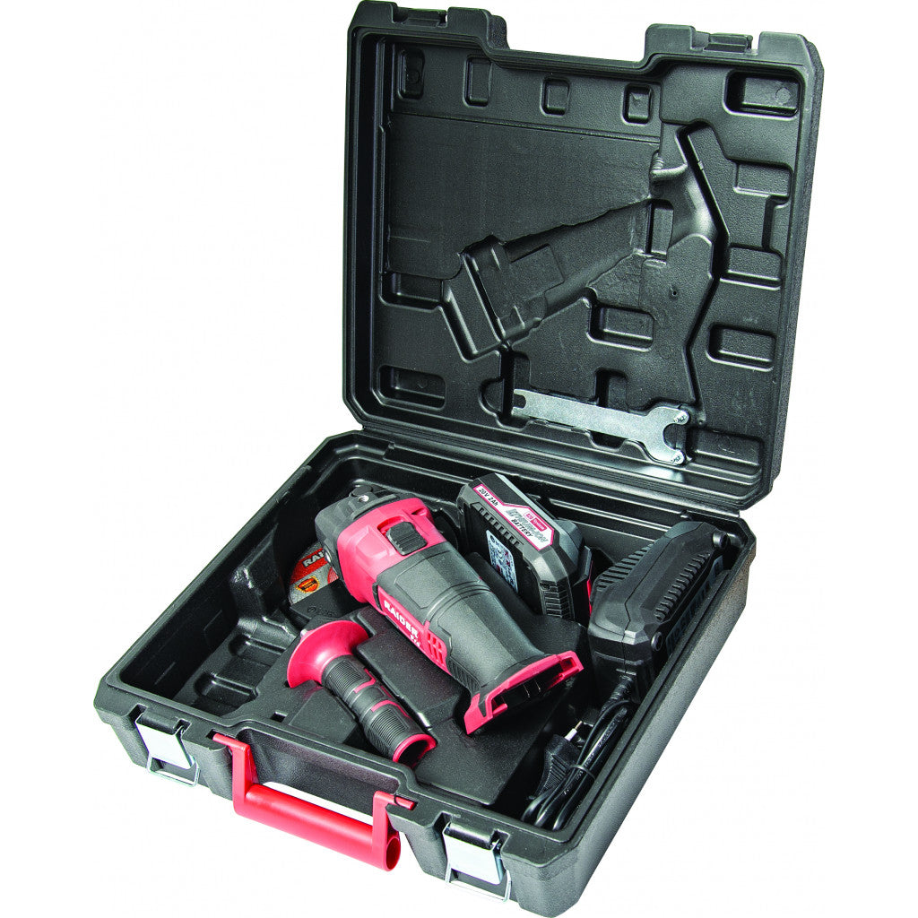 R20 Ъглошлайф акум. ø125mm 10000min-1 20V RAIDER PRO RDP-SAG20 Set - снимка 2