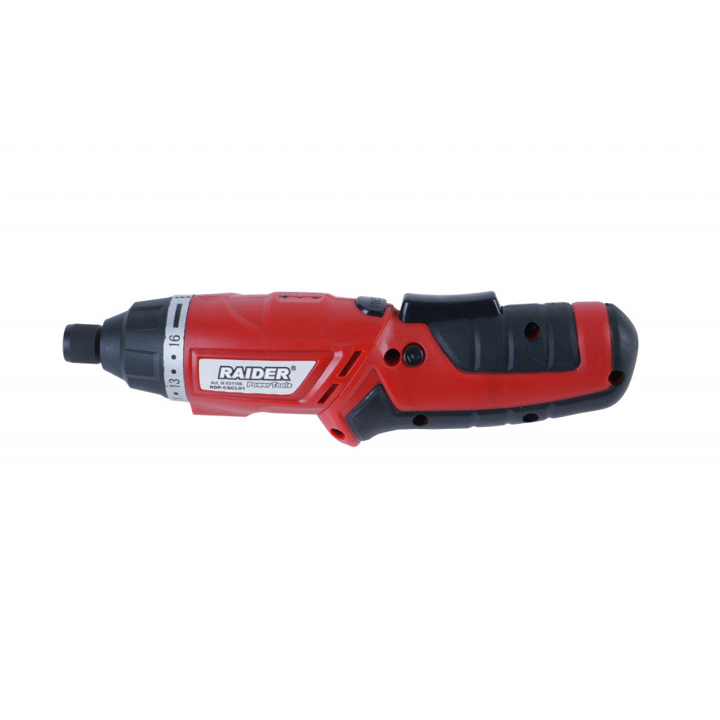 Отвертка акум. Li-ion 3.6V 1300mAh и аксесоари RAIDER PRO RDP-CSCL01 - снимка 2