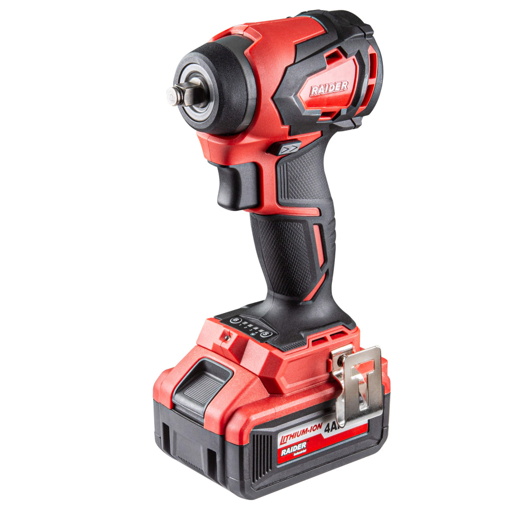 Гайковерт безч 20V 4-ск.4Ah 280Nm 3/8“ и 1/2"куфар RAIDER INDUSTRIAL RDI-IBW03 - снимка 2