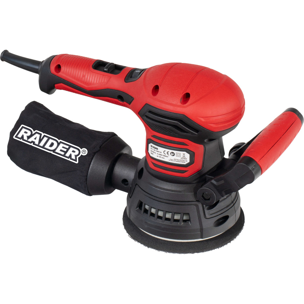 Ексцентършлайф 400W Ø125mm рег. обор. RAIDER RD-RSA08 - снимка 2