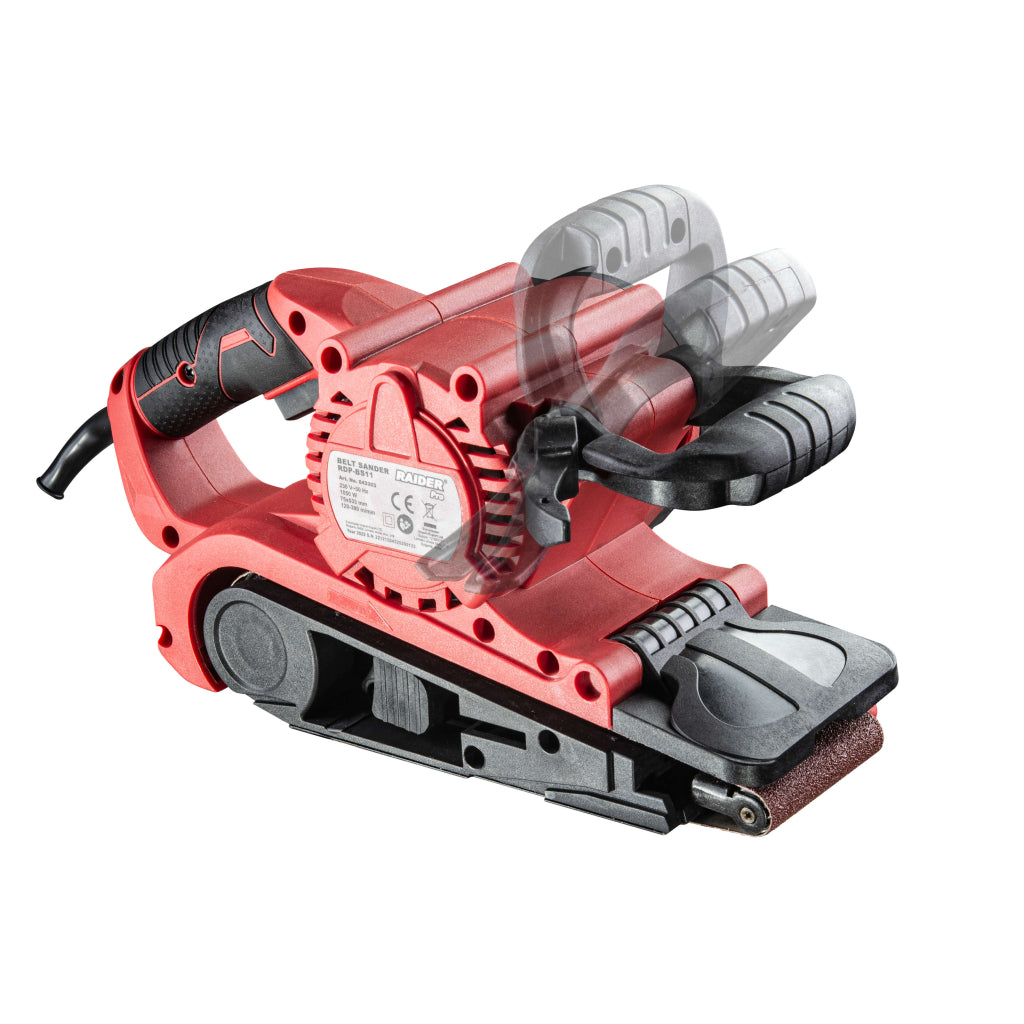 Шлайф лентов 1050W 75х533mm рег. обороти RAIDER PRO RDP-BS11 - снимка 2