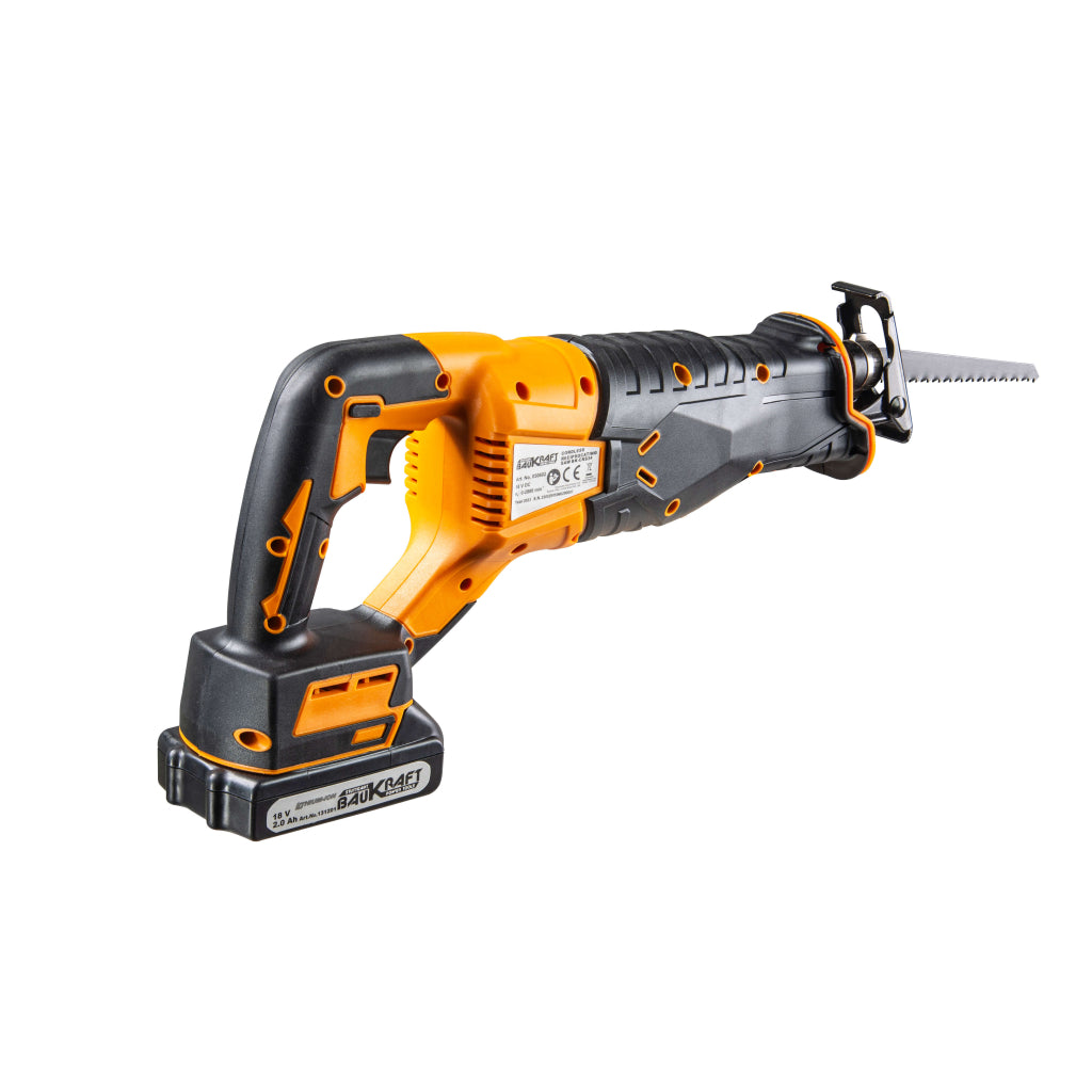 Трион саблен акум. 18V 2Ah quick в куфар BAUKRAFT BK-CRS34 Set - снимка 2