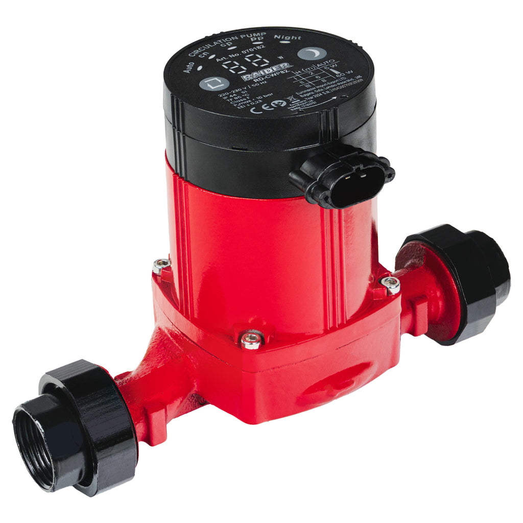 Помпа циркулационна 60W 1,1/2" 65L/min 8m 110°C RAIDER RD-CWP82 - снимка 2