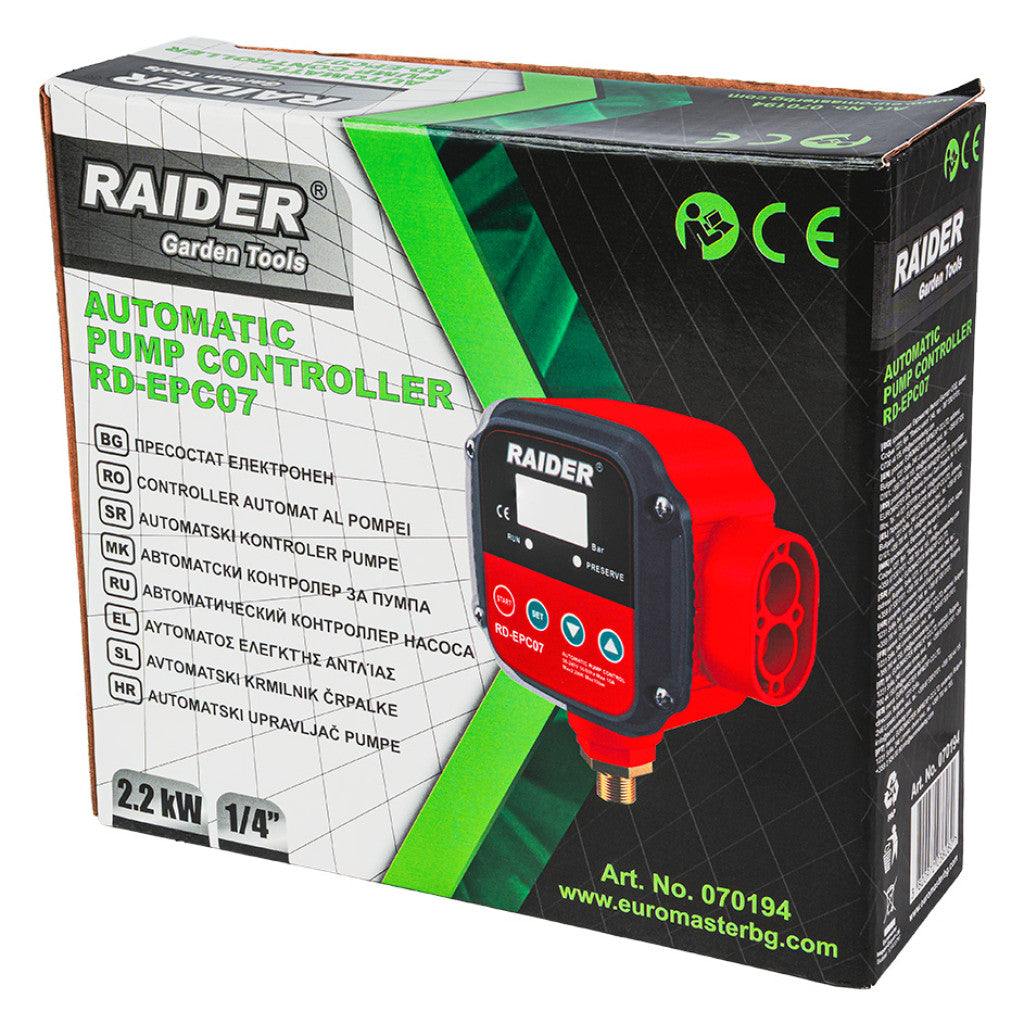 Пресостат електронен 2.2kW 1/4" 80°C Digital RD-EPC07 - снимка 2