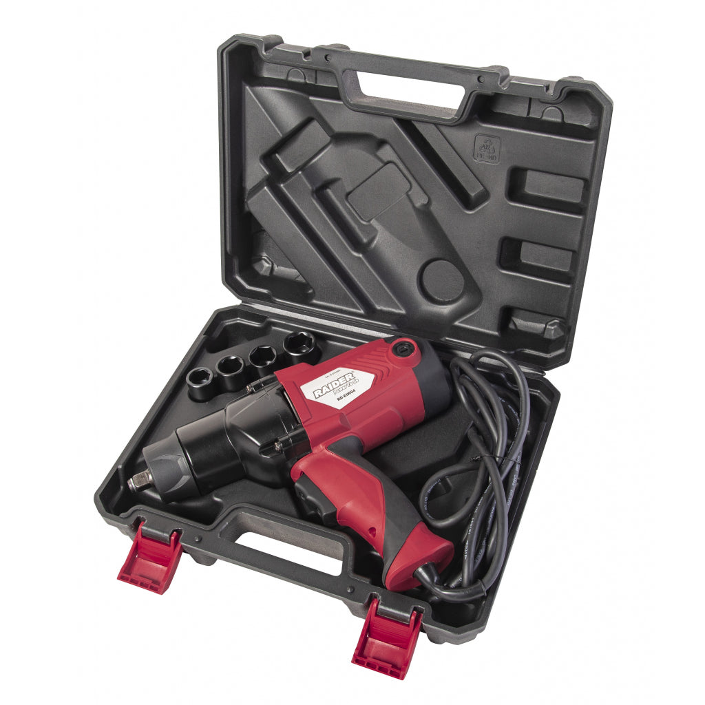 Гайковерт ударен 1/2" 1100W 450Nm RAIDER RD-EIW04 - снимка 2