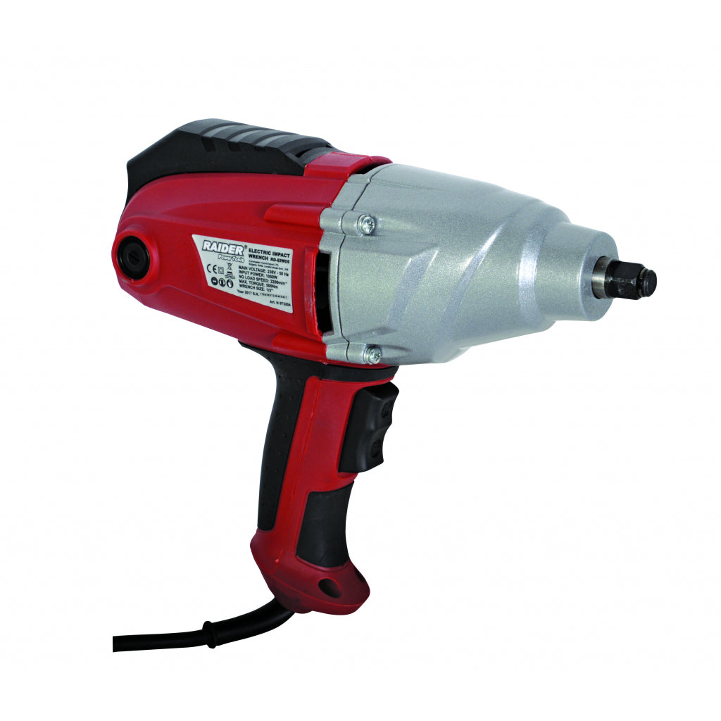 Гайковерт ударен 1/2" 1050W 500Nm LCD RAIDER RD-EIW05 - снимка 2