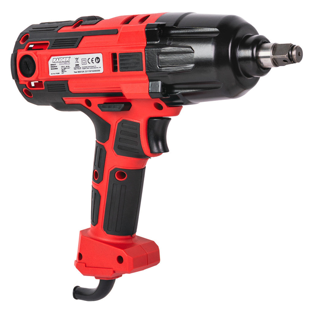 Гайковерт ударен 1/2" 450W 400Nm RAIDER RD-EIW09 - снимка 2