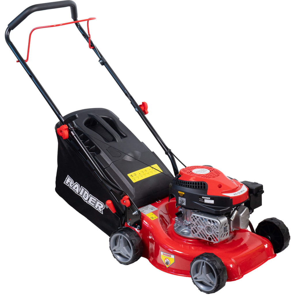 Косачка бензинова 127cc 2kW (2.7hp) 40cm 40L 900m2 RAIDER RD-GLM14 - снимка 2