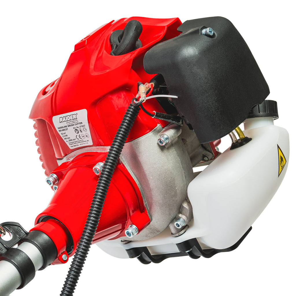 Коса бензинова с нож диск корда самар 2.2kW 28мм RAIDER RD-GBC27 2К - снимка 2
