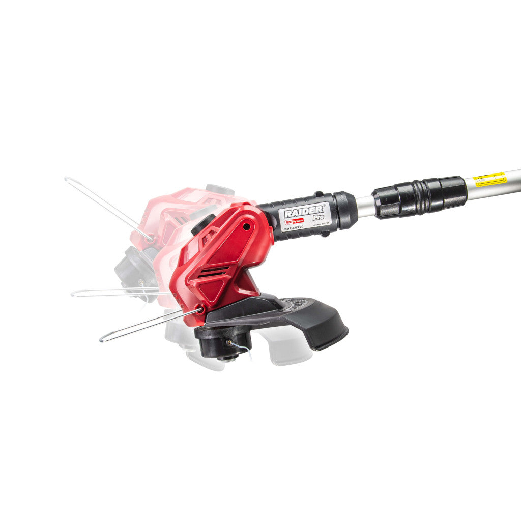 R20 Косачка-тример 260mm Al 90-120cm 2Ah Set RAIDER PRO RDP-SGT20 - снимка 2