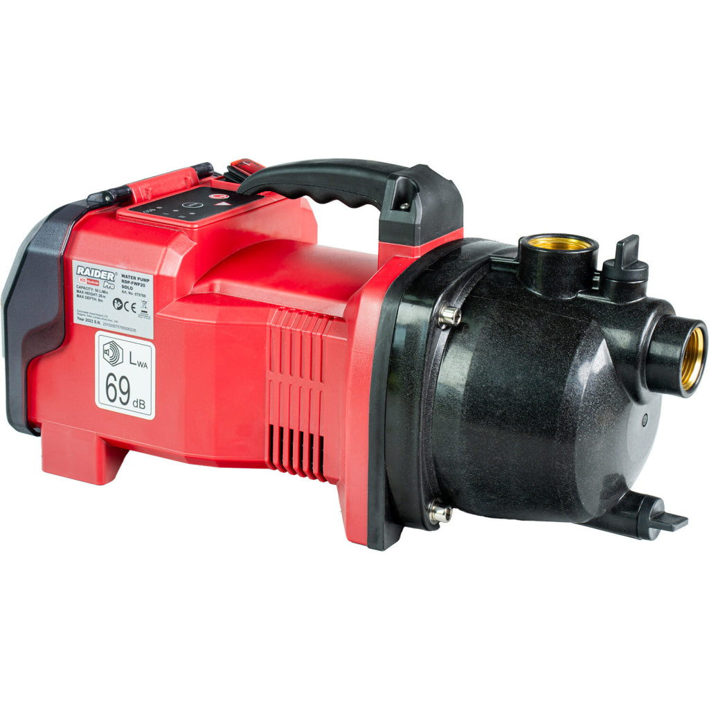 R20 Помпа 40V 50L/min 26m 1" Solo RAIDER PRO RDP-FWP20 - снимка 2