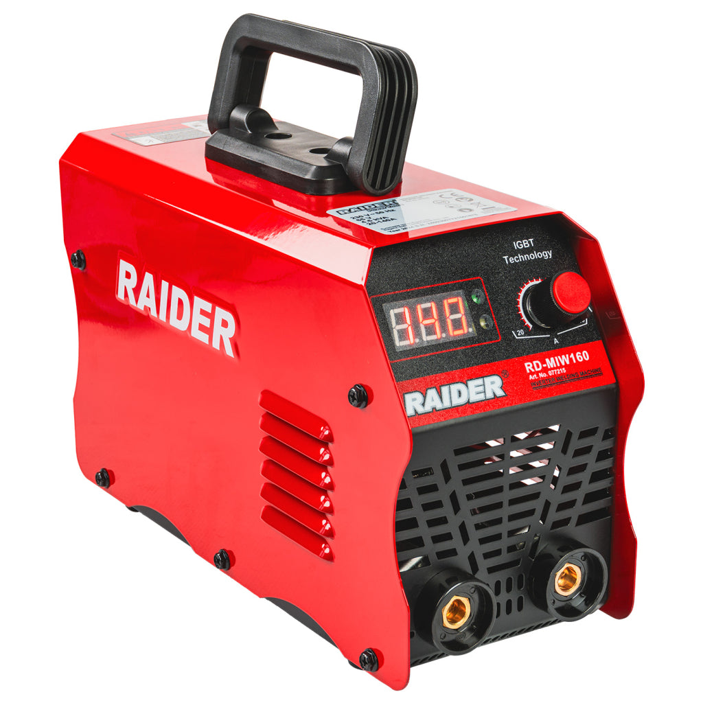 Инверторен електрожен 140A Display RAIDER RD-MIW160 - снимка 2