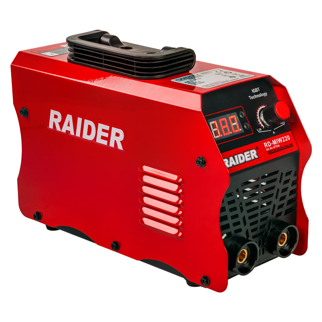 Инверторен електрожен 180A Display RAIDER RD-MIW220 - снимка 2