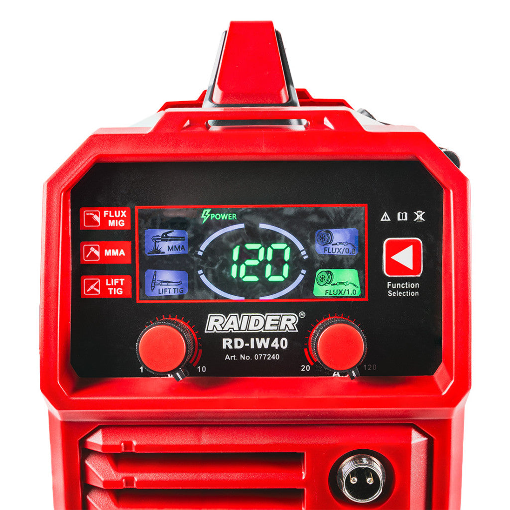 Инверторен електрожен 2в1 MIG/MAG gasless & MMA 120A RD-IW40 - снимка 2