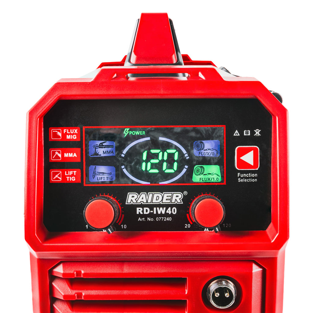 Инверторен електрожен 2в1 MIG/MAG gasless & MMA 120A RD-IW40 - снимка 2