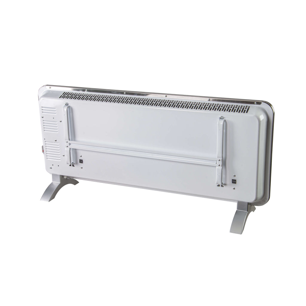 Конвектор със стойка 2kW черно стъкло LED RAIDER RD-PH03 - снимка 2