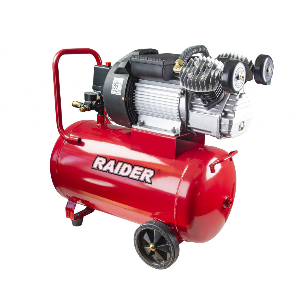 Компресор  50L 2.2kW 356L/min RAIDER RD-AC08 - снимка 2