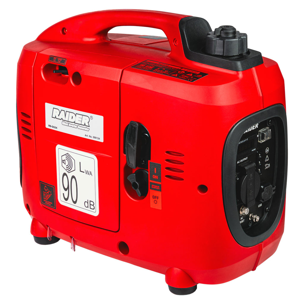 Генератор за ток бензинов 1.2kW инверторен тих RD-GG24 - снимка 2