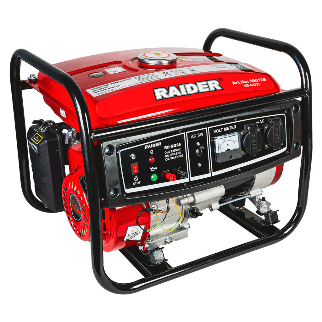 Генератор за ток бензинов 2.8kW RD-GG25 - снимка 2