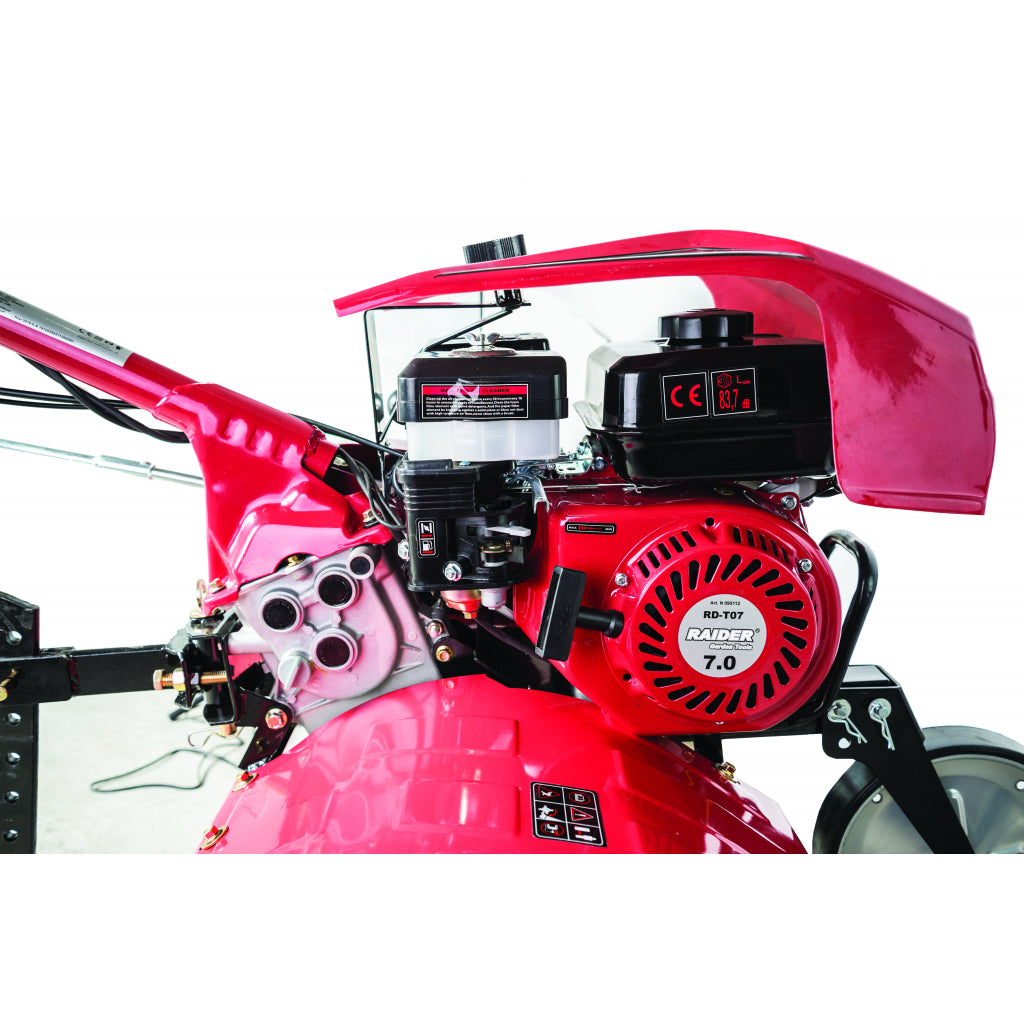 Мотофреза бензинова 5.2kW (7.0hp) 2+1 ск. к-т RAIDER RD-T07 - снимка 2