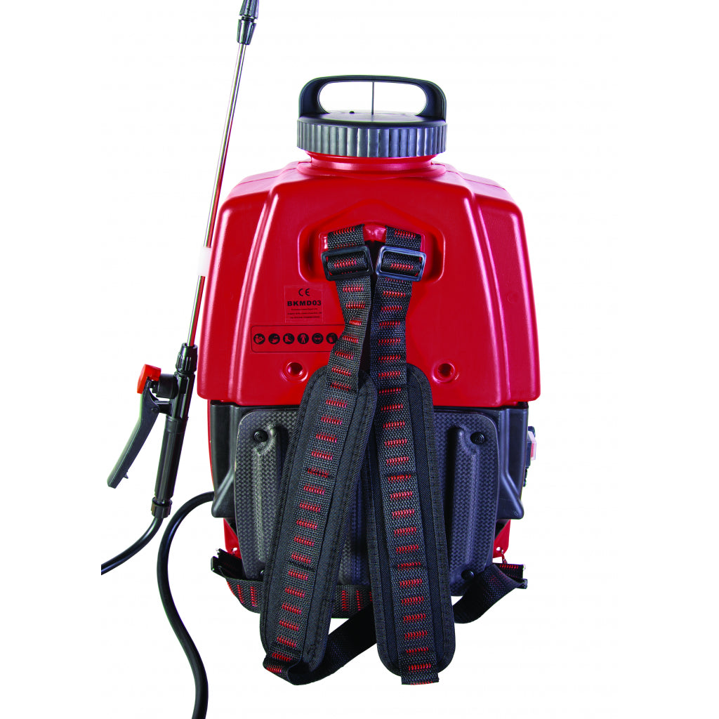 Пръскачка Li-ion 16L 12V 8Ah 4.5bar 4L/min 8m RAIDER RD-BKMD03 - снимка 2