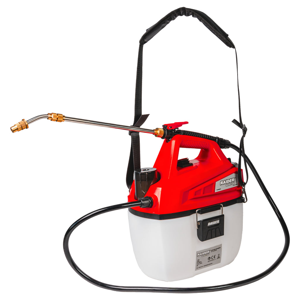 Пръскачка Li-ion 5L 12V 2Ah 3bar 1,6L/min RAIDER RD-BMD05 - снимка 2