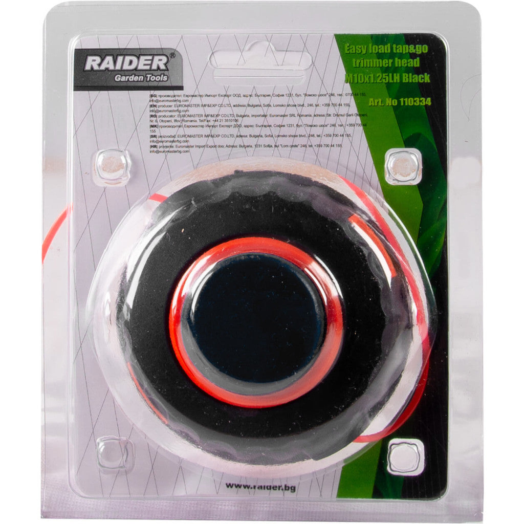 Корда с глава лесно навиване M10x1.25LH Black PA RD - снимка 2