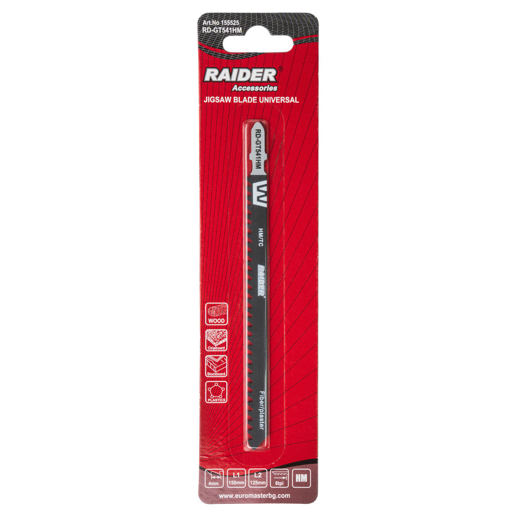 Нож за зеге универсален 150mm 4.0mm 6TPI RAIDER RD-GT541HM - снимка 2