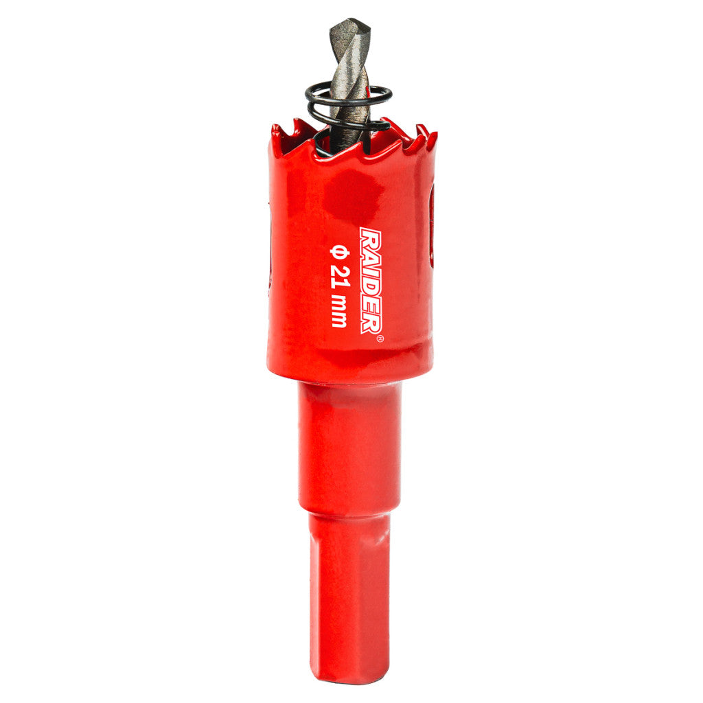 Боркорона HSS bi-metal Ø21 mm с центриращо свредло и опашка - снимка 2
