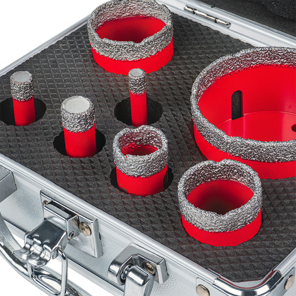 Боркорони Diamond Dry M14 Ø8-68mm AL Case Set - снимка 2