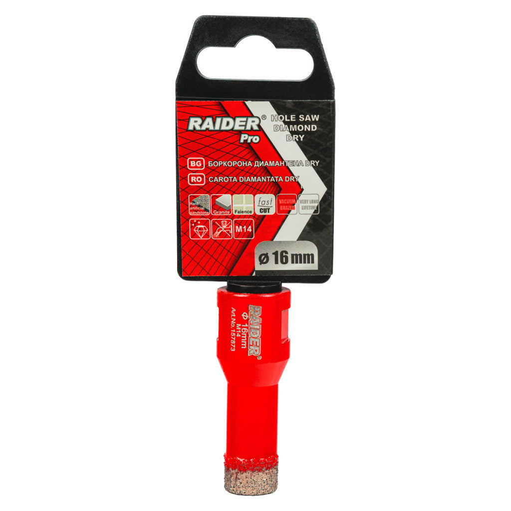 Боркорона Diamond Dry M14 Ø16mm - снимка 2