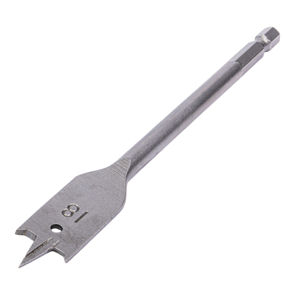 Свредло за дърво плоско 1/4" hex Ø18 mm - снимка 2