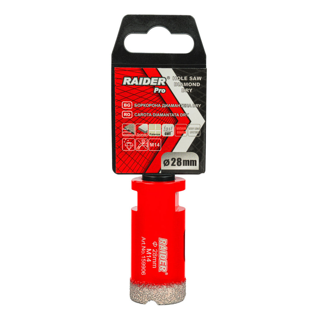 Боркорона Diamond Dry M14 Ø28mm - снимка 2