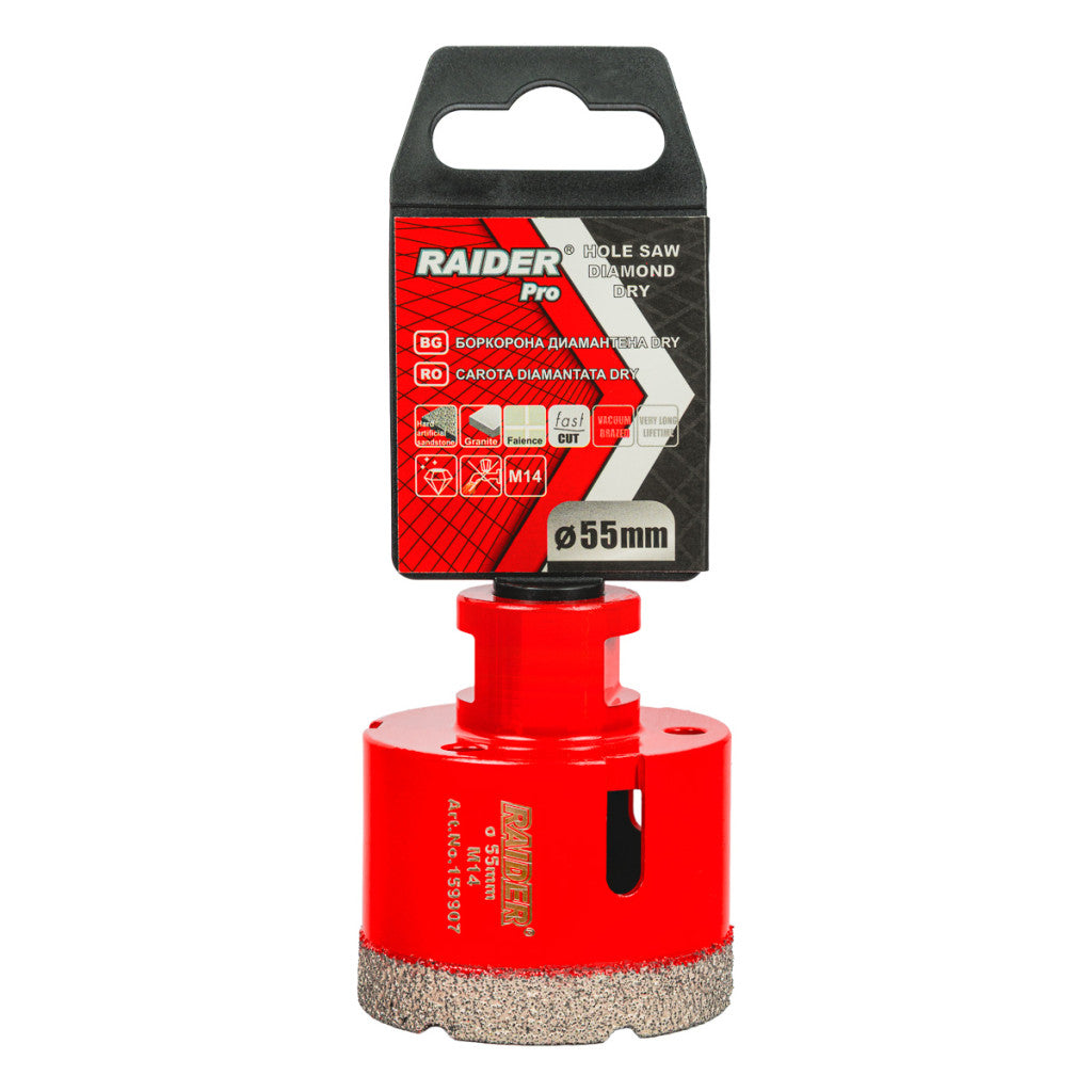 Боркорона Diamond Dry M14 Ø55mm - снимка 2
