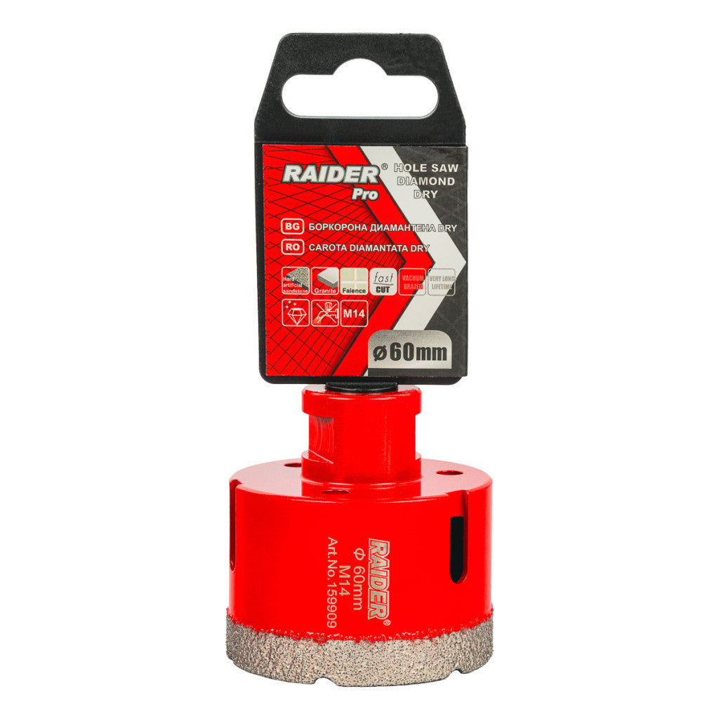 Боркорона Diamond Dry M14 Ø60mm - снимка 2