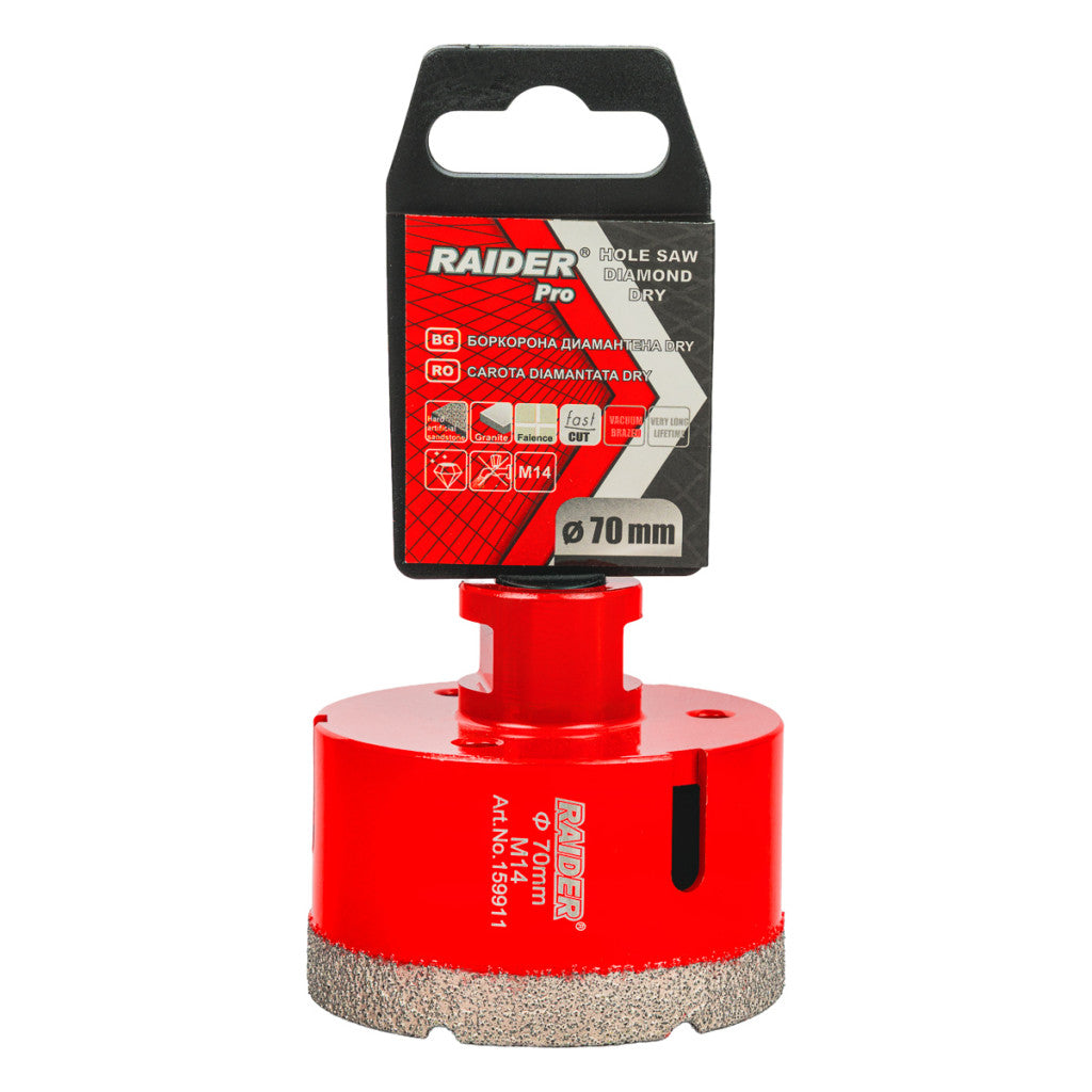 Боркорона Diamond Dry M14 Ø70mm - снимка 2