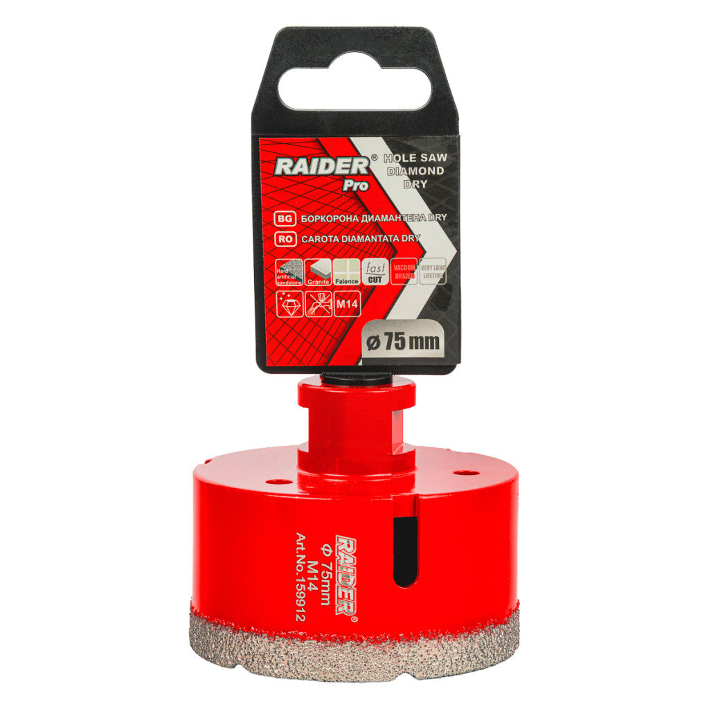 Боркорона Diamond Dry M14 Ø75mm - снимка 2