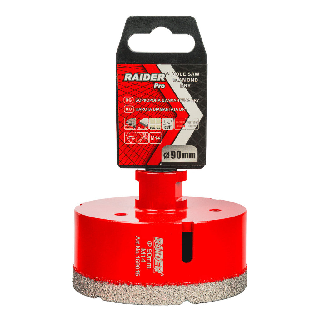 Боркорона Diamond Dry M14 Ø90mm - снимка 2