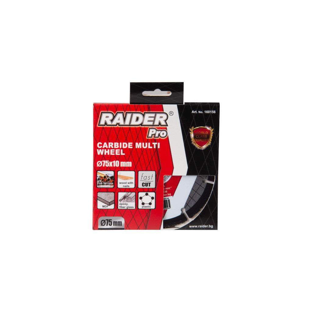 Диск за ъглошлайф Carbide Multi Wheel 75x10mm - снимка 2