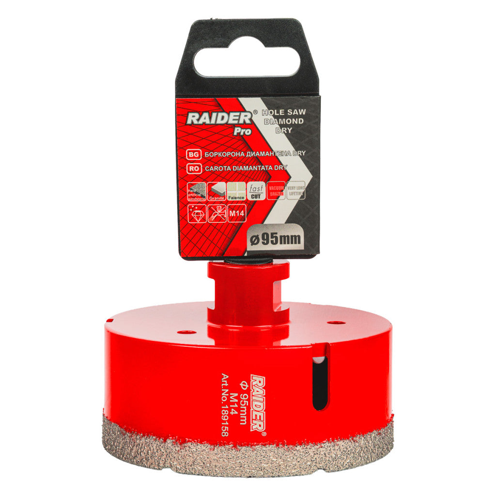 Боркорона Diamond Dry M14 Ø95mm - снимка 2