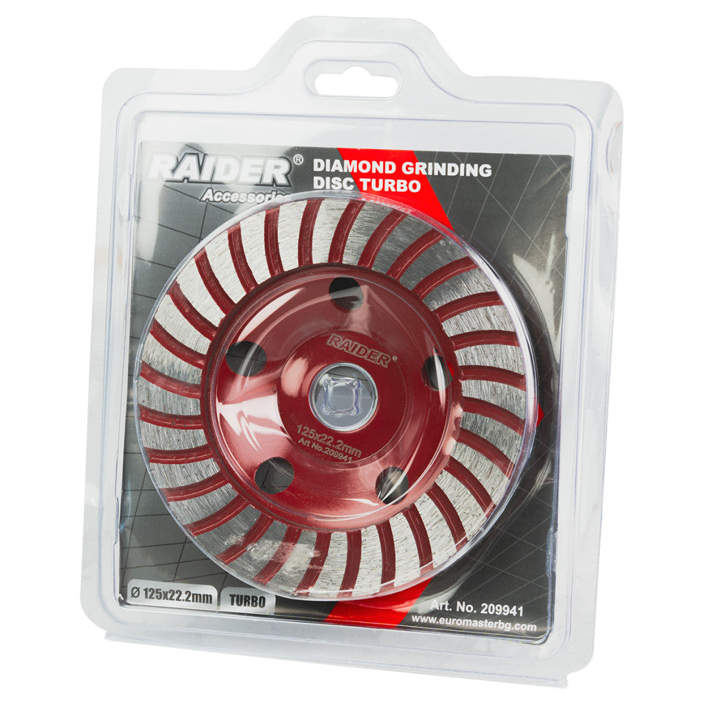 Диск диамантен за шлайфане 125x22.2mm Turbo 20mm - снимка 2